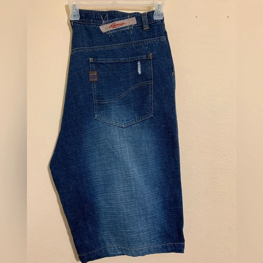 Davoucci DNM JEAN SHORTS sz 44x33 - Picture 7 of 10